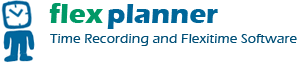 Flex Planner Time Recording and Flexitime Software Logo
